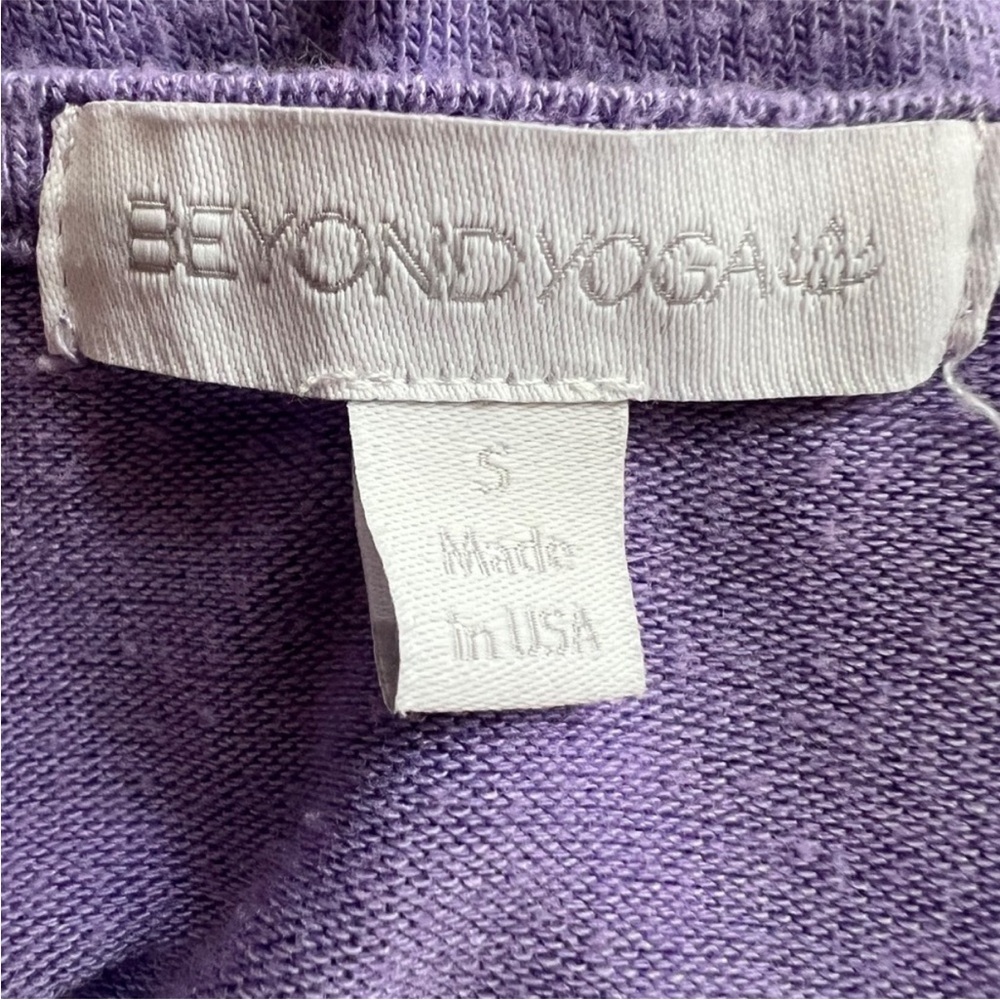 Beyond Yoga Purple Women's Wrap Blouse - Picture 2 of 3